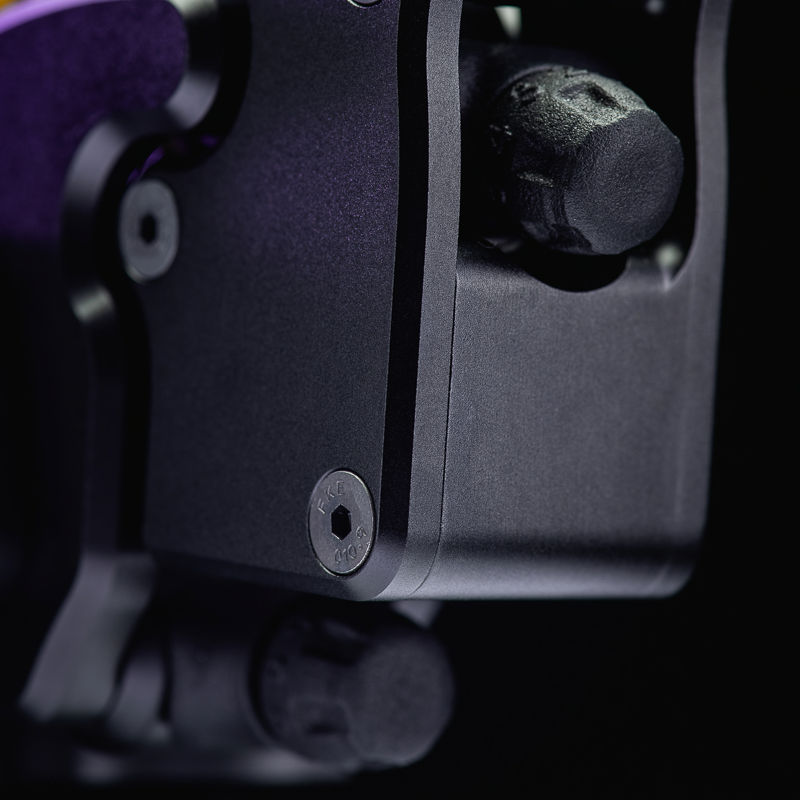 PurrPRO BRAKE 200 kg load cell pedals with adjustable hydraulic damping