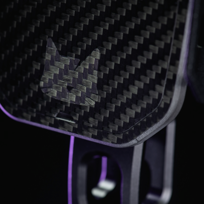 FATBLACKCAT carbon composite construction with CNC billet aluminium