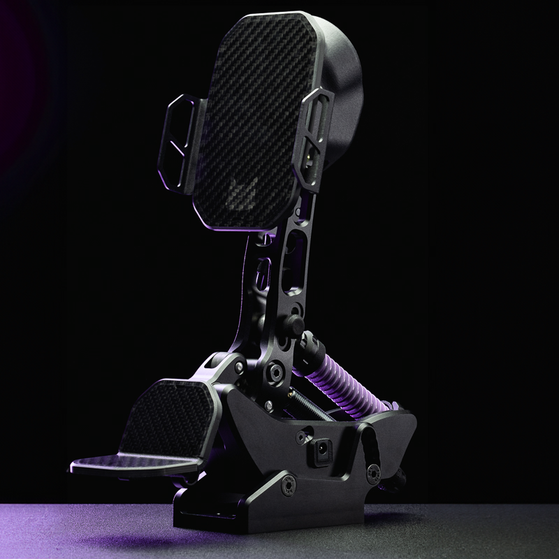 PurrPRO THROTTLE - innovative active heel support kinematics and adjustable hydraulic damping