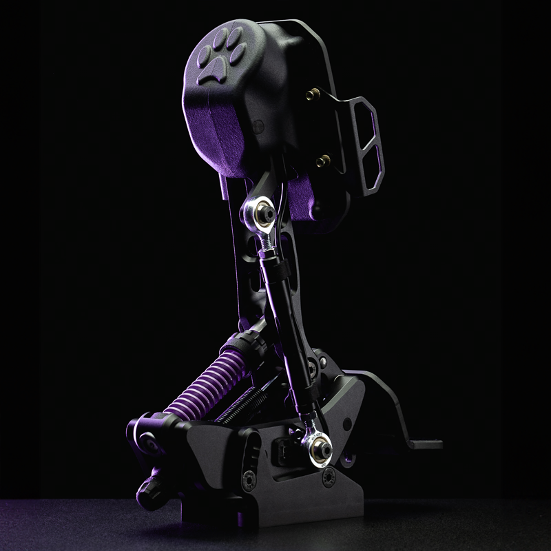 PurrPRO THROTTLE PurrForce haptics feedback system run with SimHub