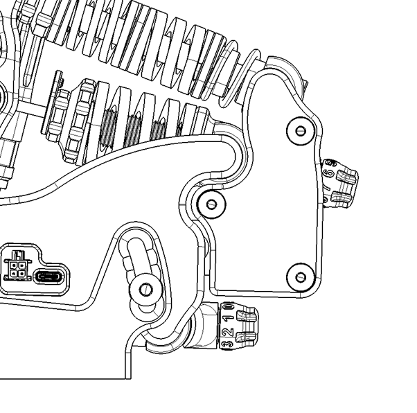 Brake hydraulic damper assembly