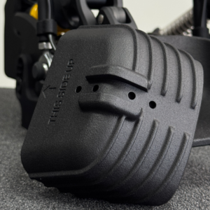 bespoke heel cup, 80 mm or 100 mm wide options for PurrPRO FORMULA PEDALS, 80 mm version optimized for socks and racing boots, giving you additional support on the sides of your heel, 100 mm version recommended for trainer users or if you want additional room for comfort