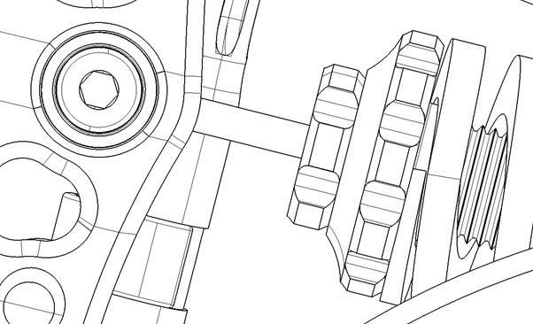 3rd-stage damper and adjustment gap on the brake