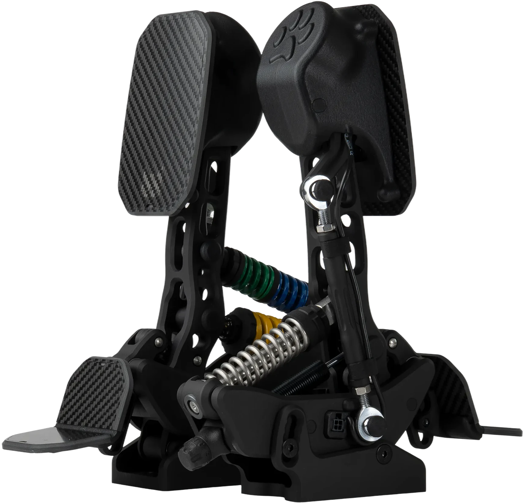 PurrPRO FORMULA PEDALS — brake and throttle set with 200 kg load cell, hydraulic damping and PurrForce haptics
