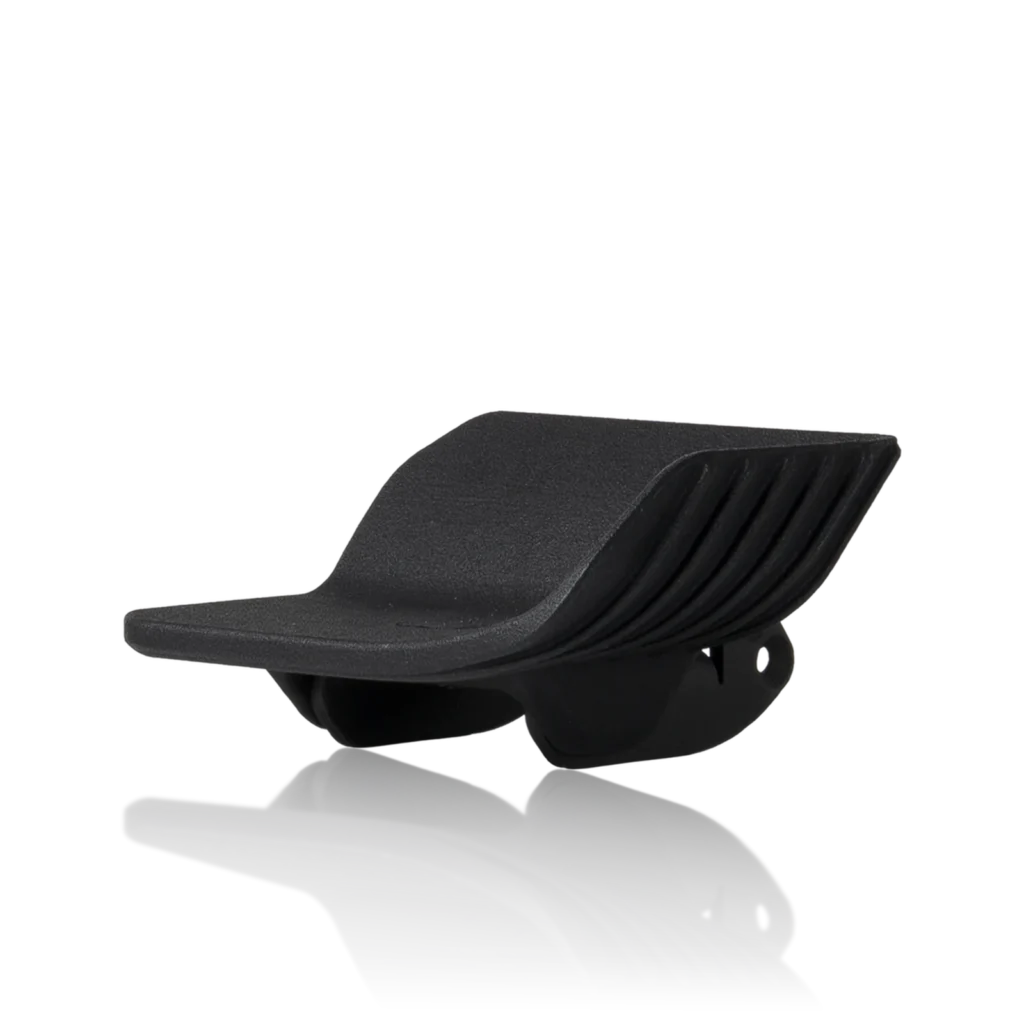 Asymmetric bespoke heel cup, right, for PurrPRO GT PEDALS