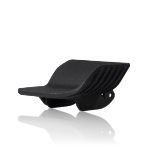 Asymmetric bespoke heel cup, right, for PurrPRO GT PEDALS