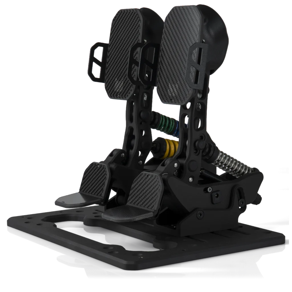 PurrPRO FORMULA PEDALS mounted on the PurrPRO BASEPLATE