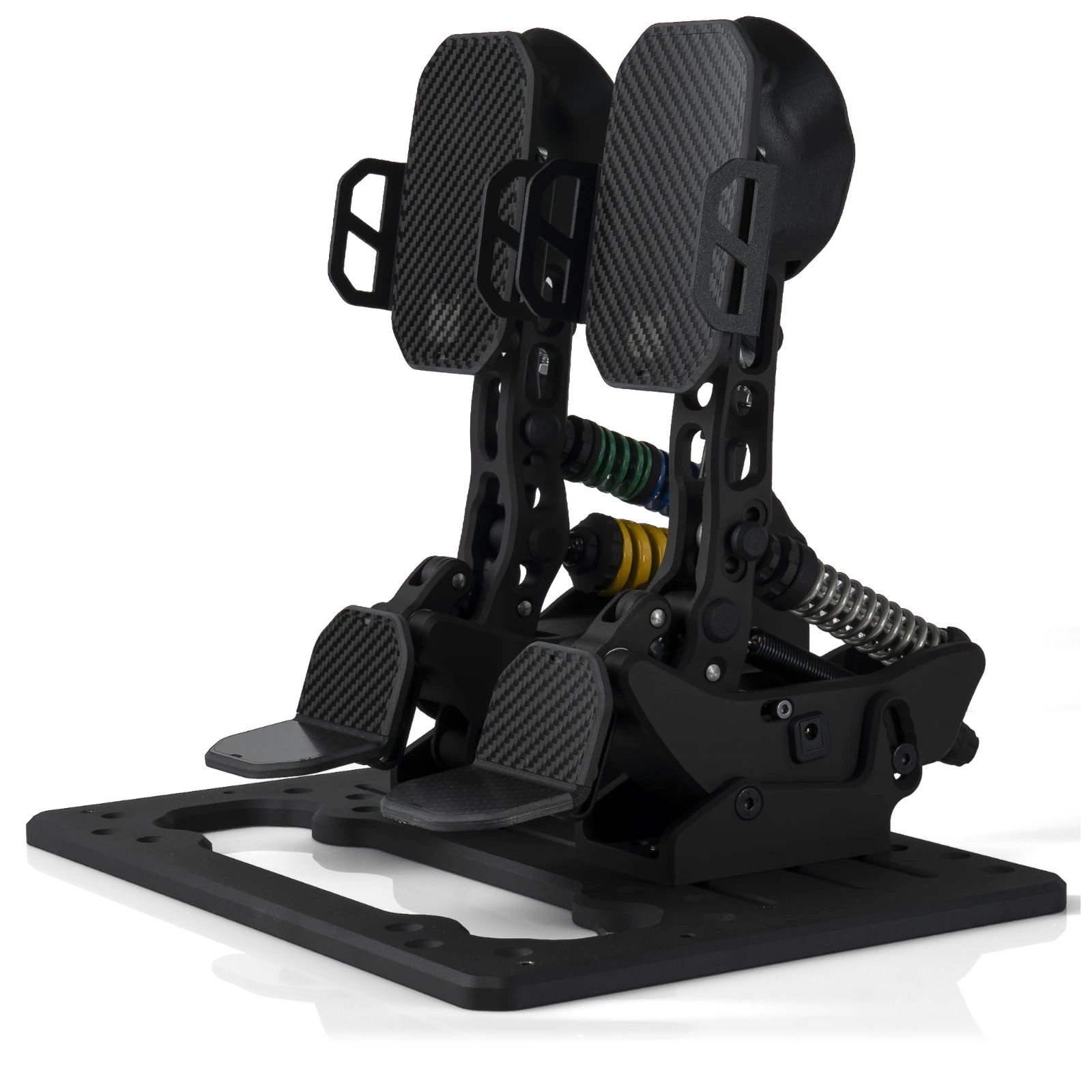 PurrPRO FORMULA PEDALS mounted on the PurrPRO BASEPLATE